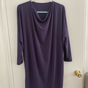 NWT aubergine Issey Miyake dress